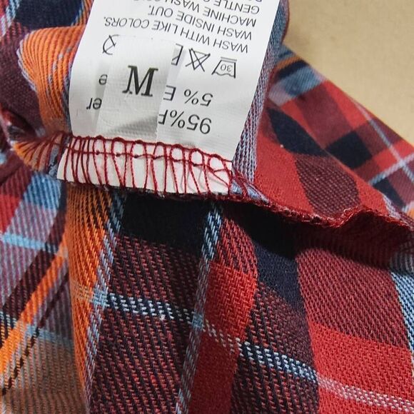 Women's Flannel Asymmetrical Hemline Plaid Front Tie Skirt Medium #1 - Picture 5 of 7